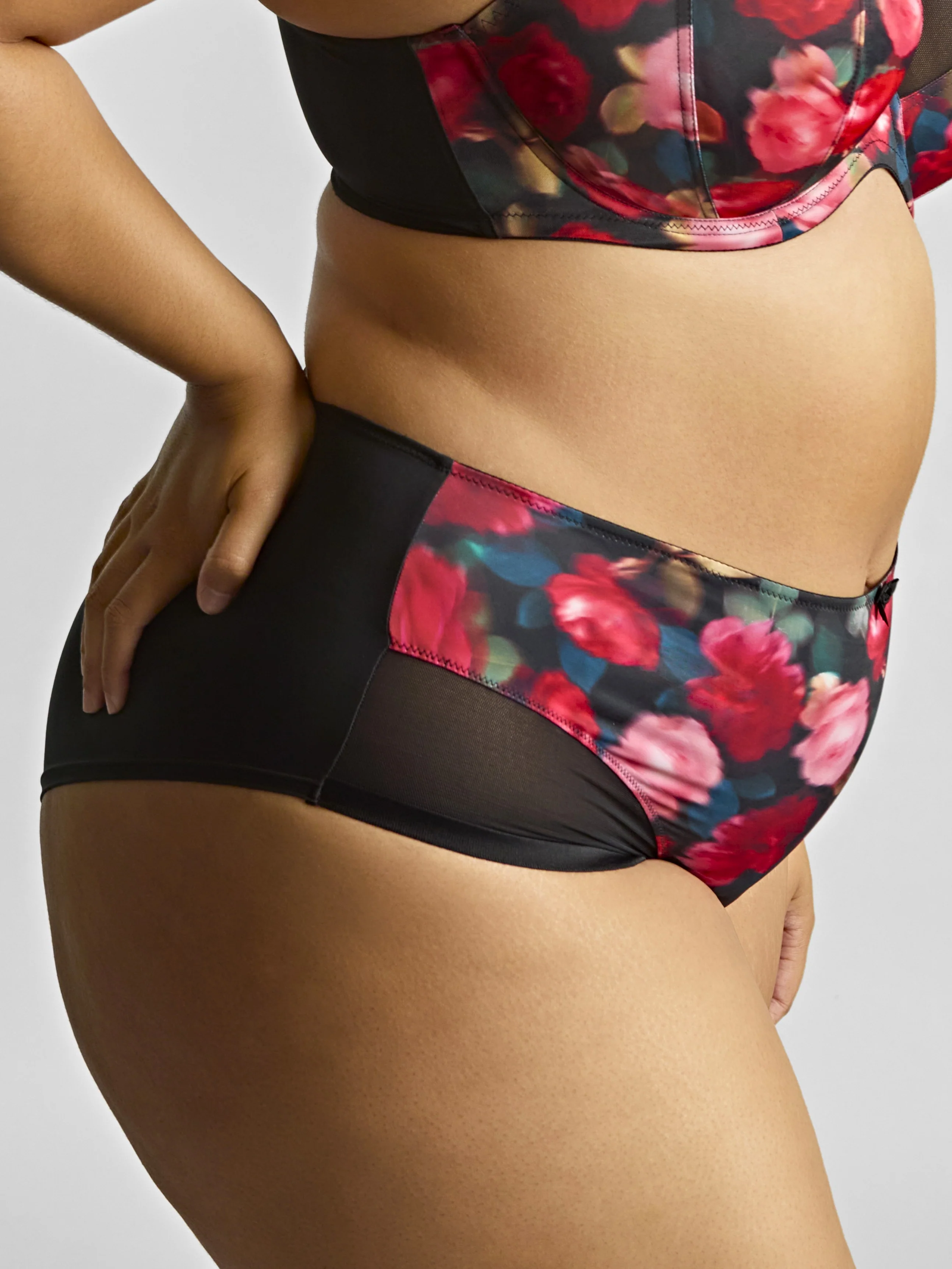 Bliss deep brief Rose print - Image 3