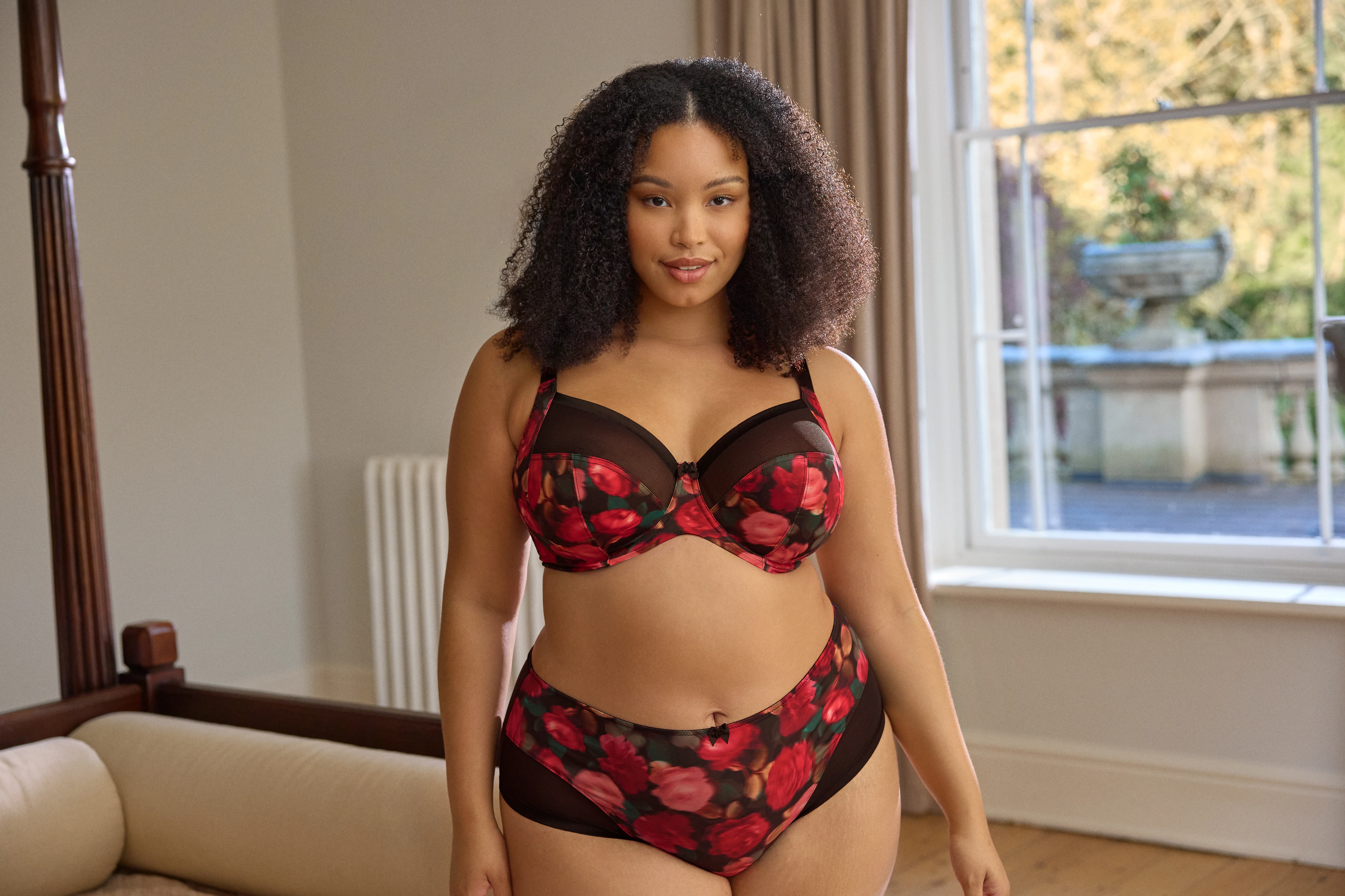 Bliss deep brief Rose print - Image 7
