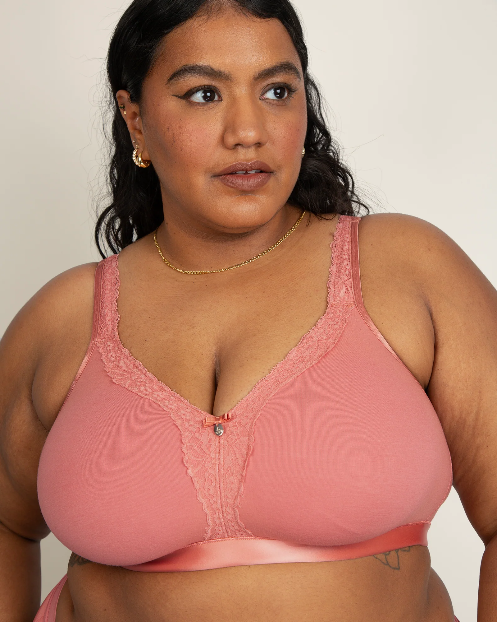 Cotton Luxe Bralette Desert Dawn