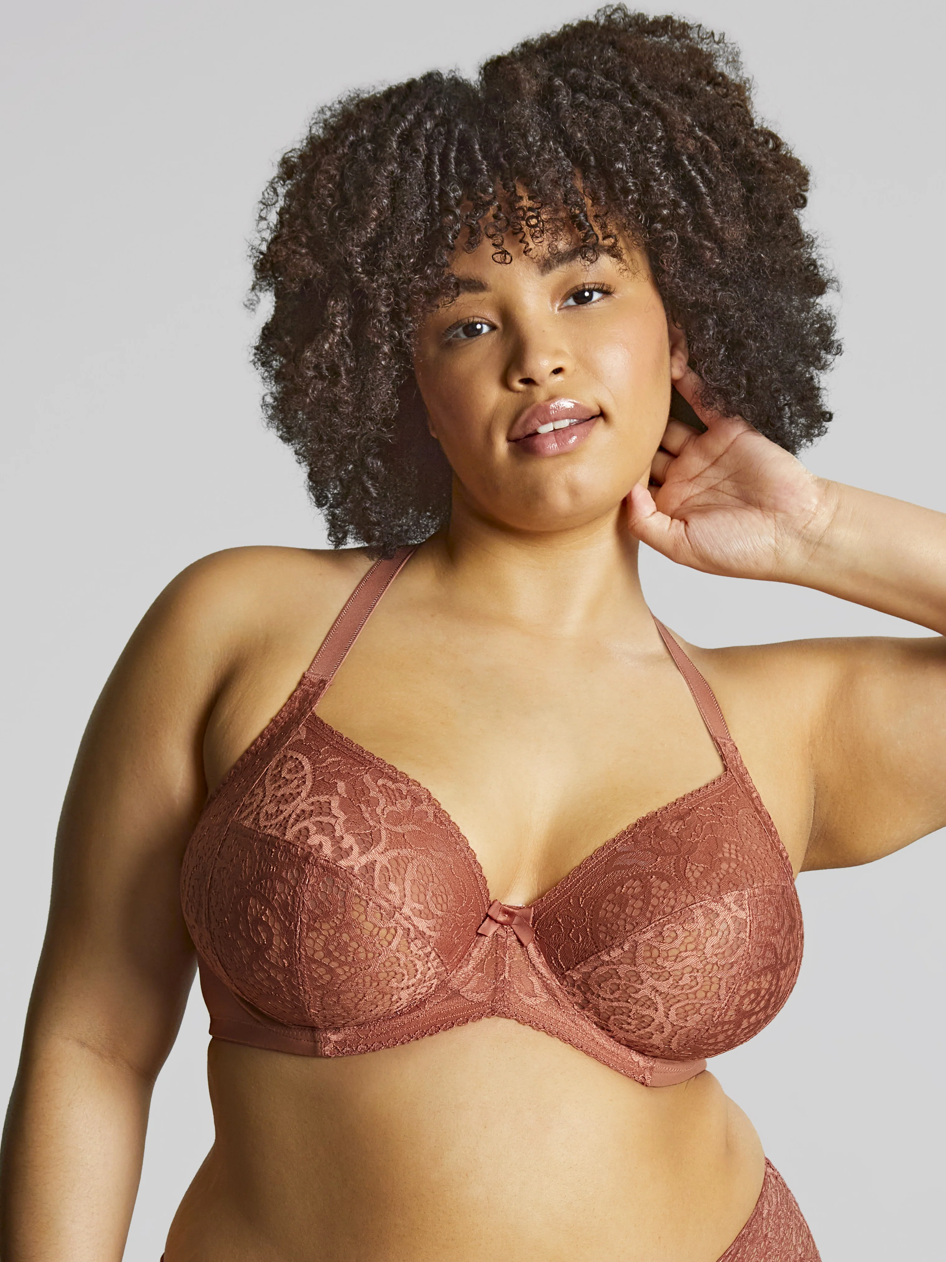Estel plunge Rose gold