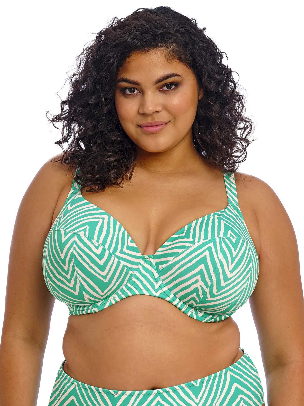 Fiji Falls plunge bikini top