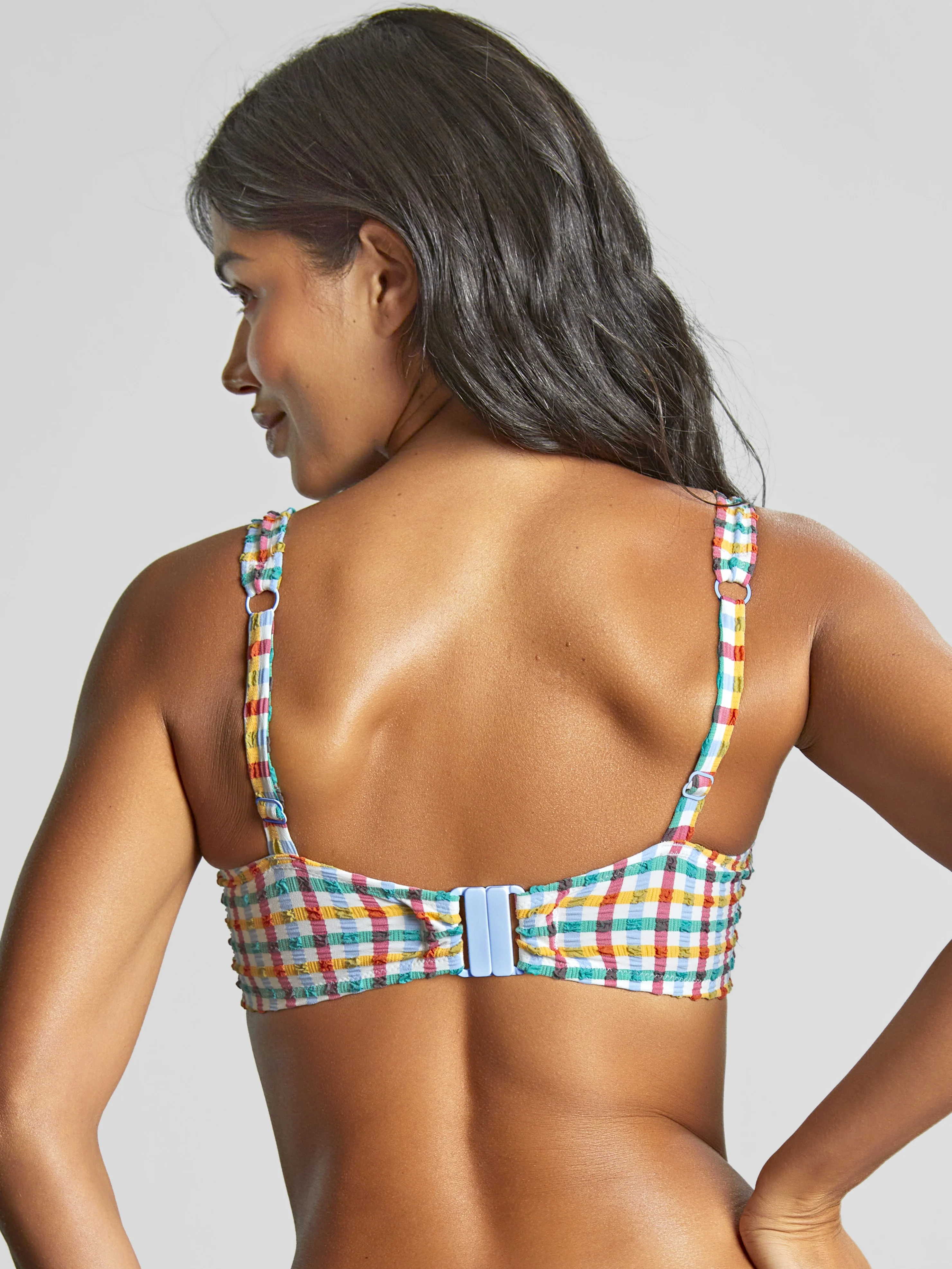 Gina bikini top Seersucker - Image 2