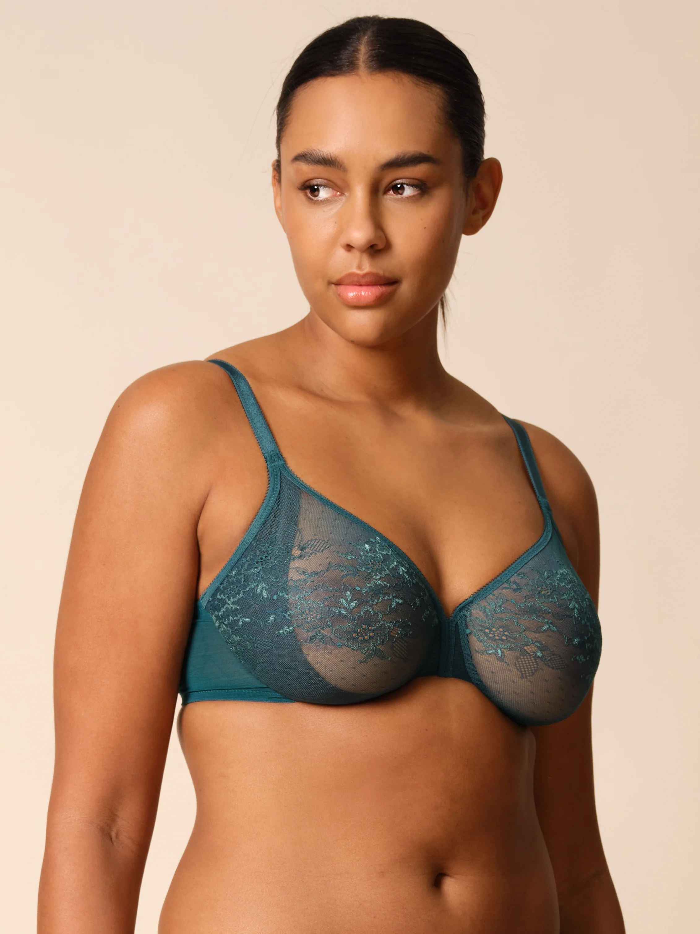 Glossies lace Dark green - Image 4