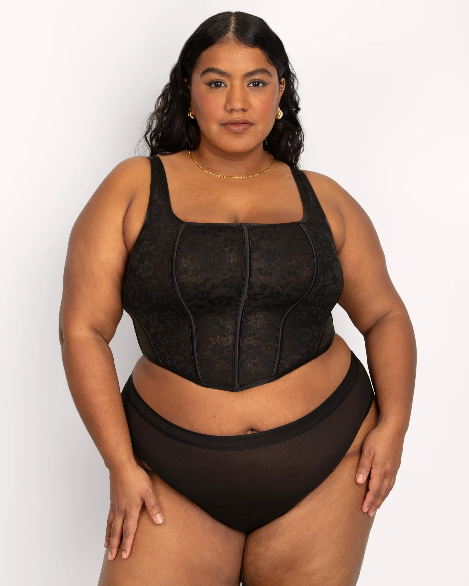 Lace corset bra - Image 4