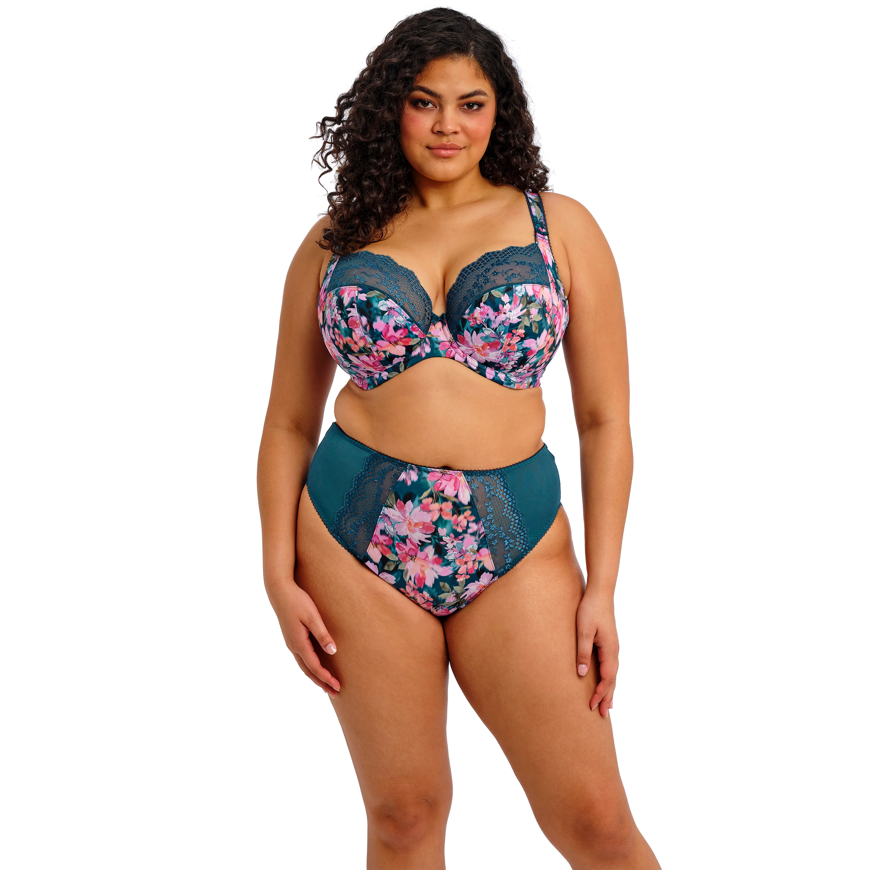 Lucie Teal floral - Image 4