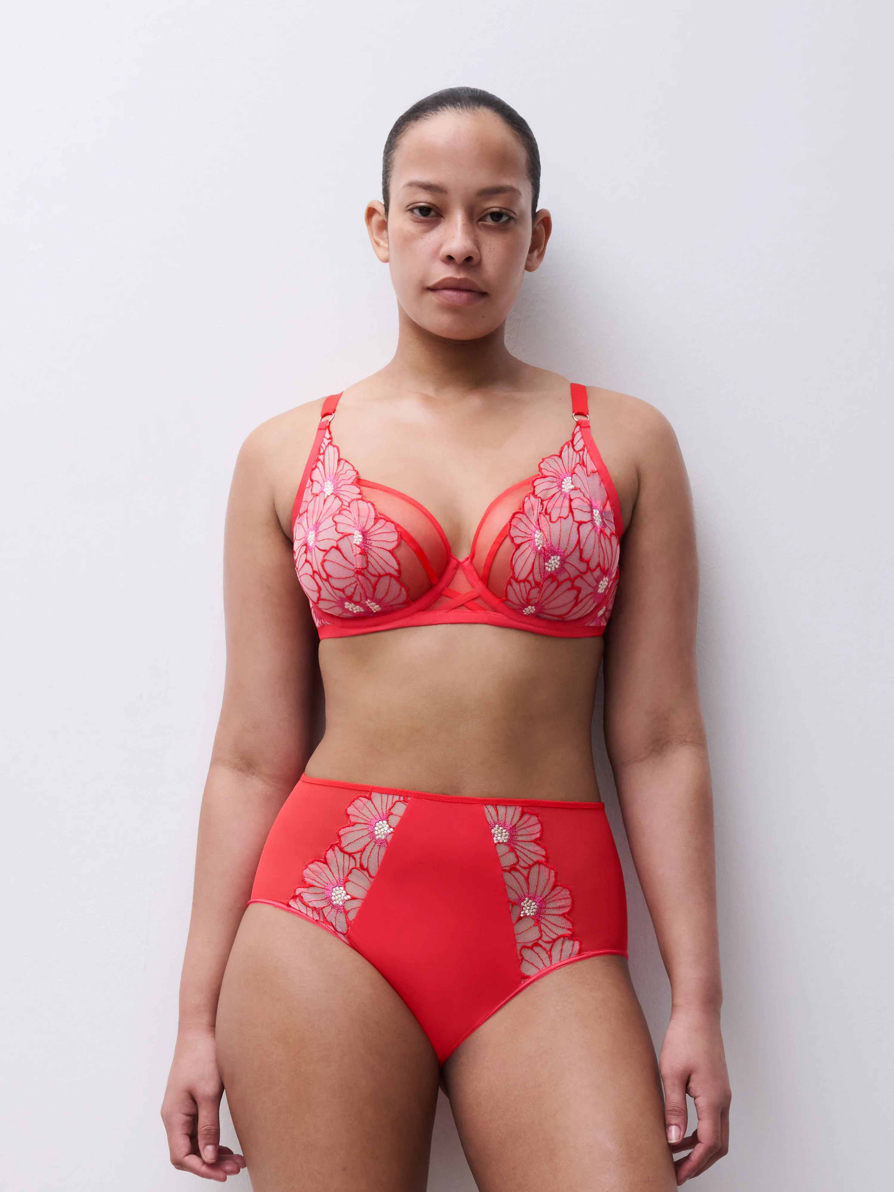 Lush High-waist brief Flamboyant flower - Image 2