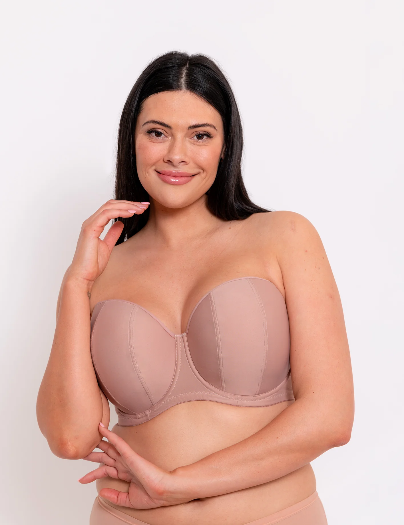 Luxe strapless Latte