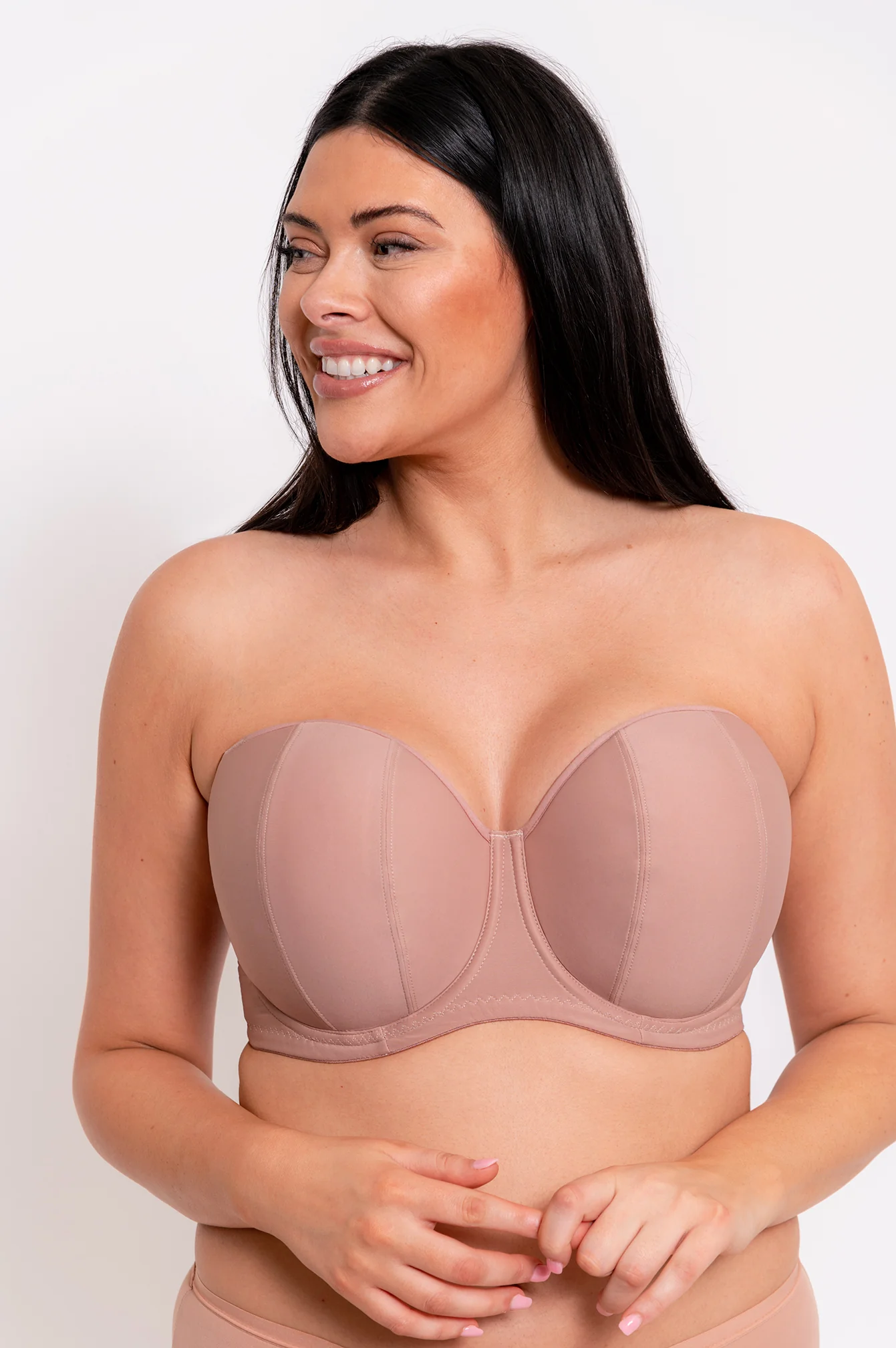 Luxe strapless Latte - Image 4