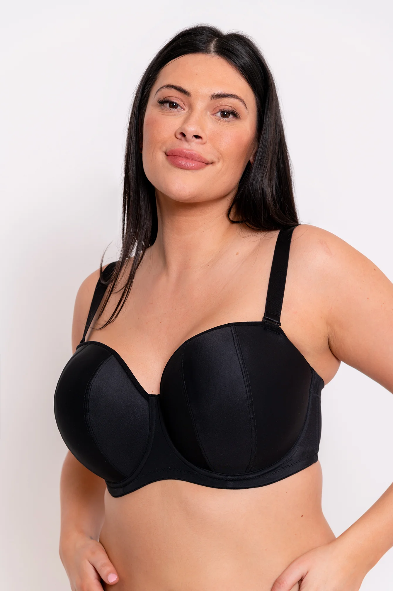 Luxe strapless Jet Black - Image 2