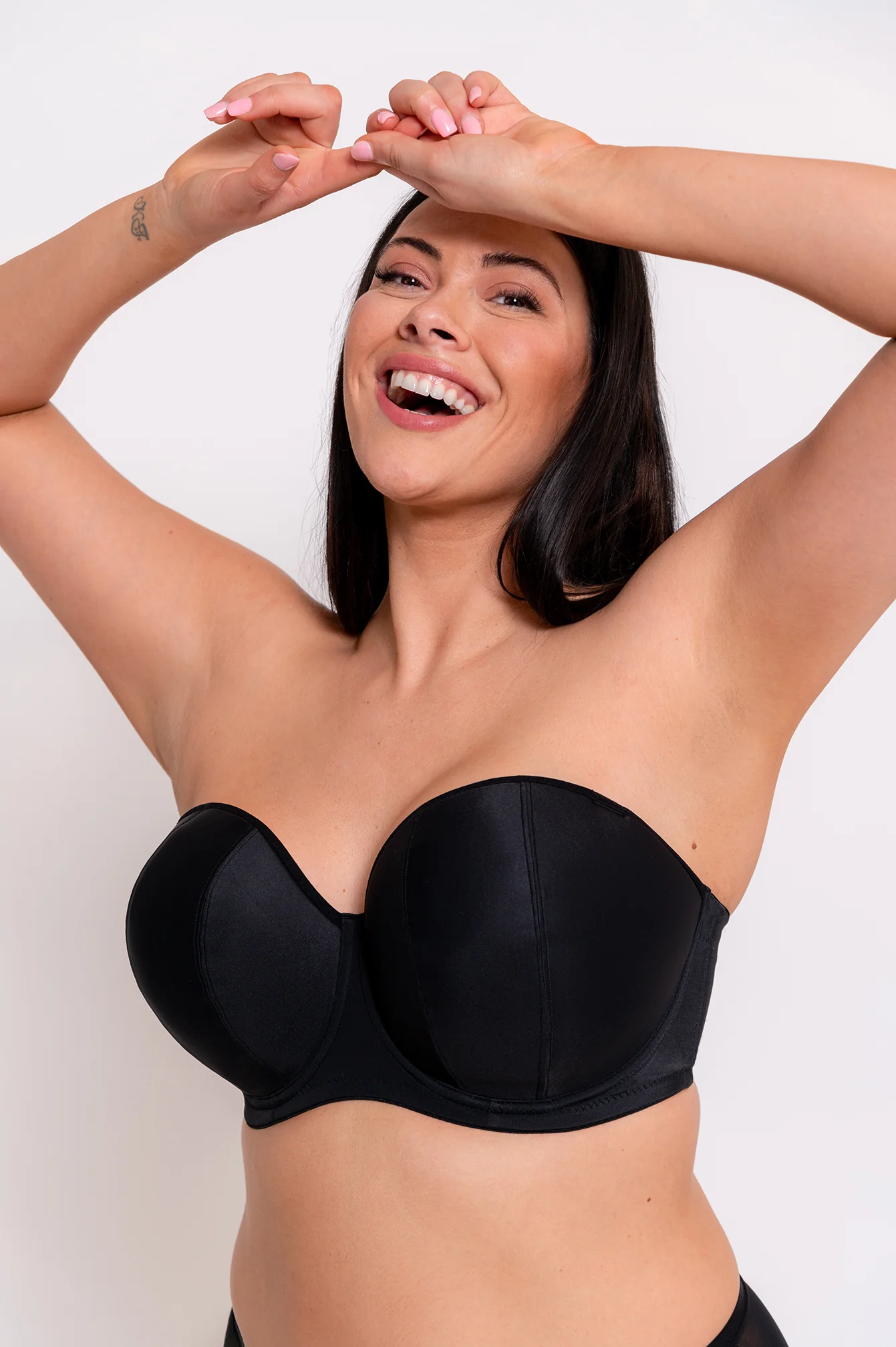 Luxe strapless Jet Black - Image 3