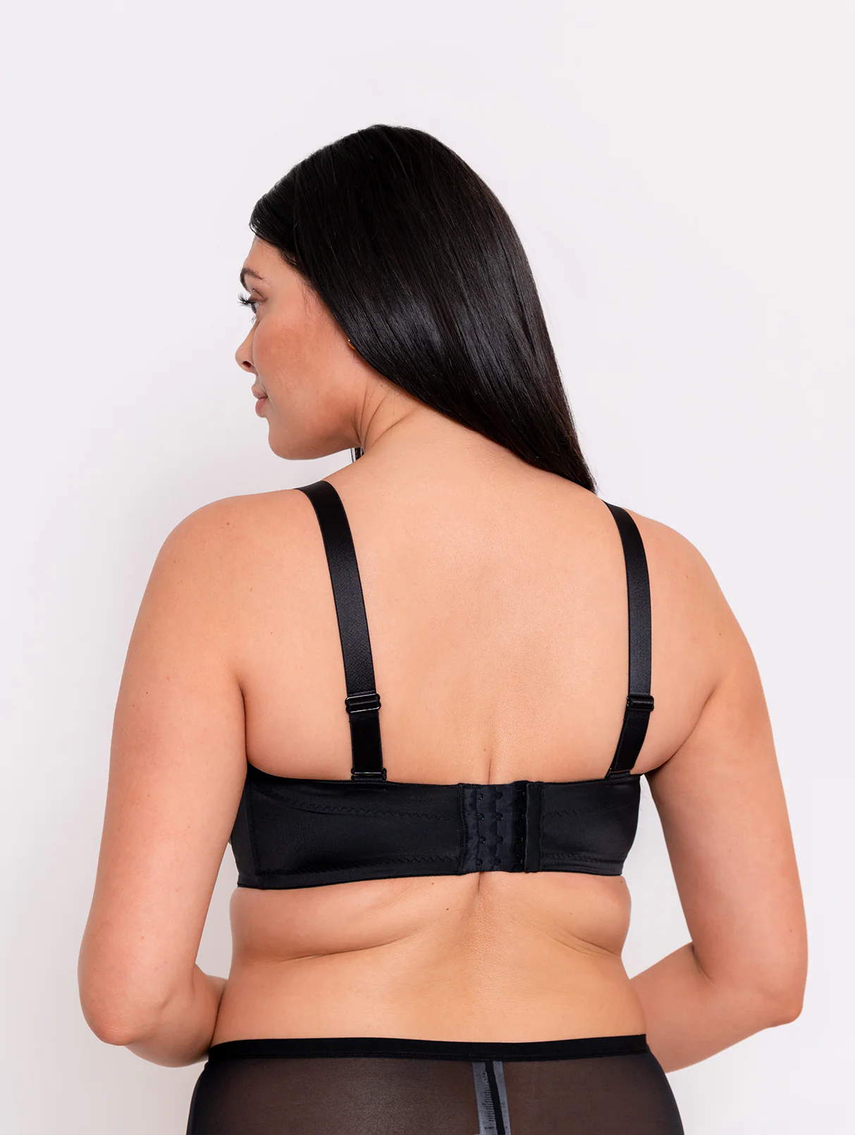 Luxe strapless Jet Black - Image 5