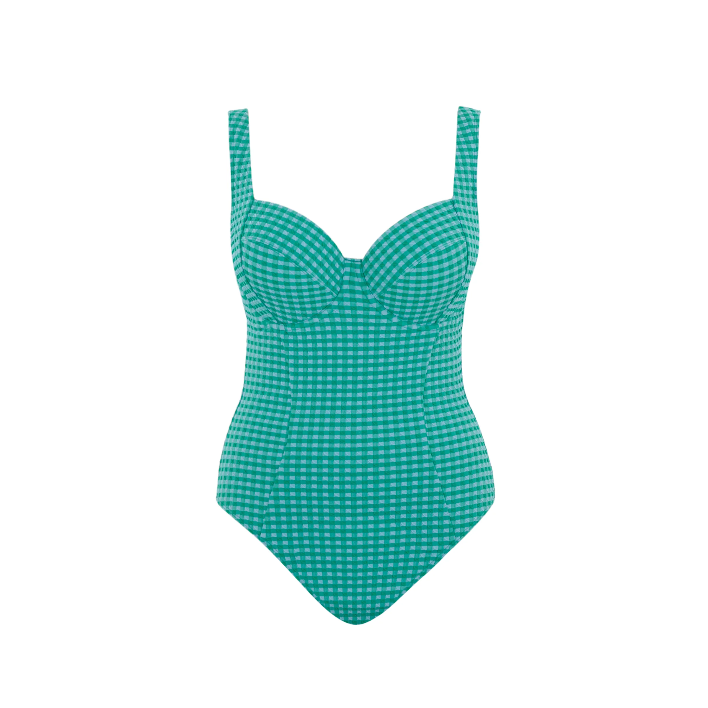 Paloma one-piece Green Gingham - Image 4