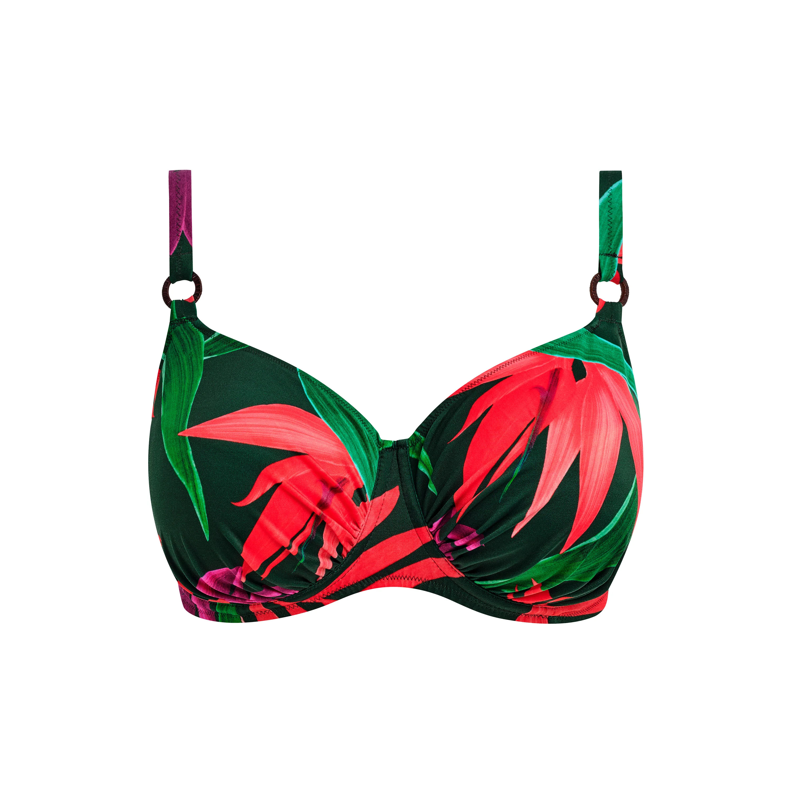 Pichola gathered bikini top Mangrove - Image 3