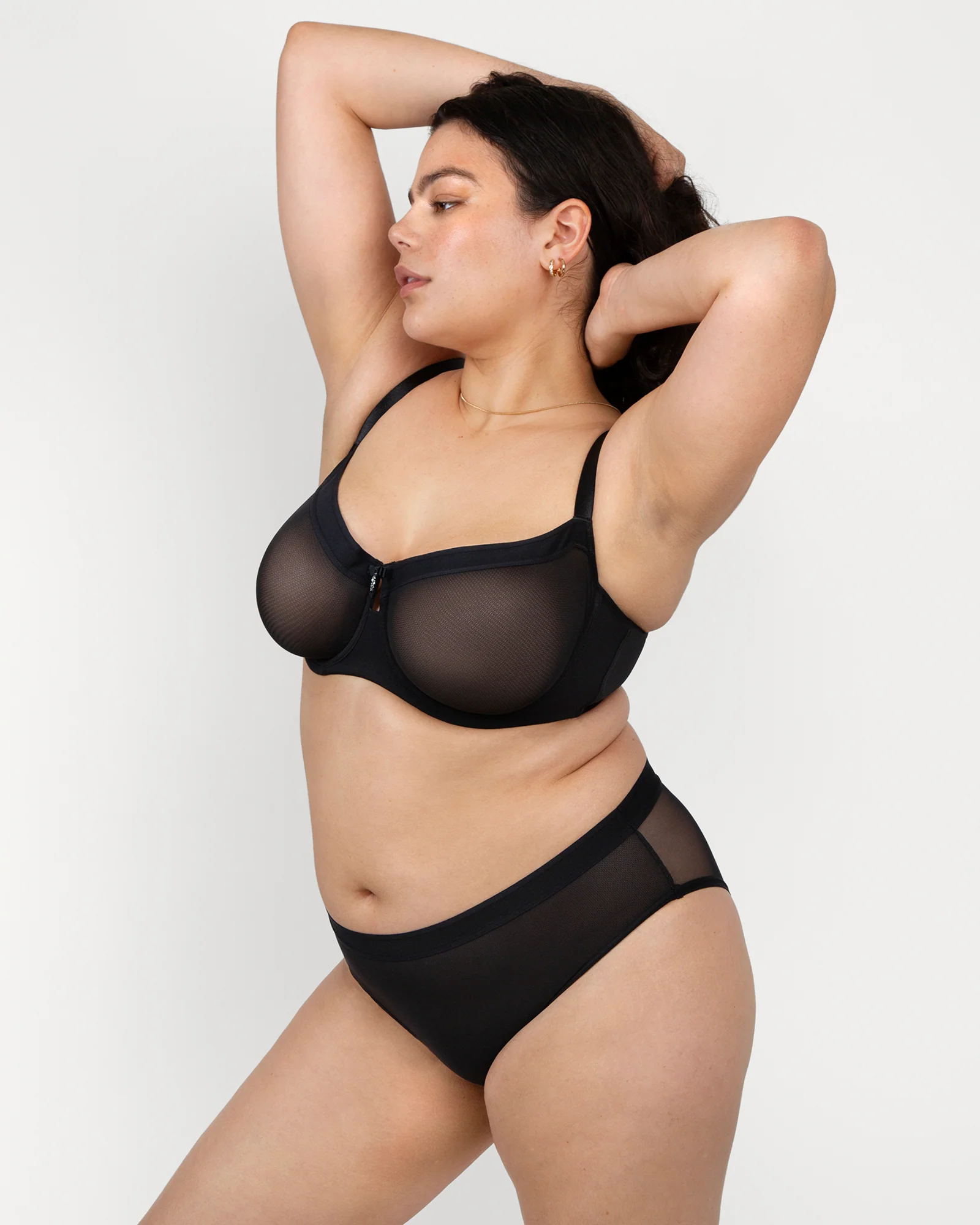 Sheer mesh balconette - Image 8