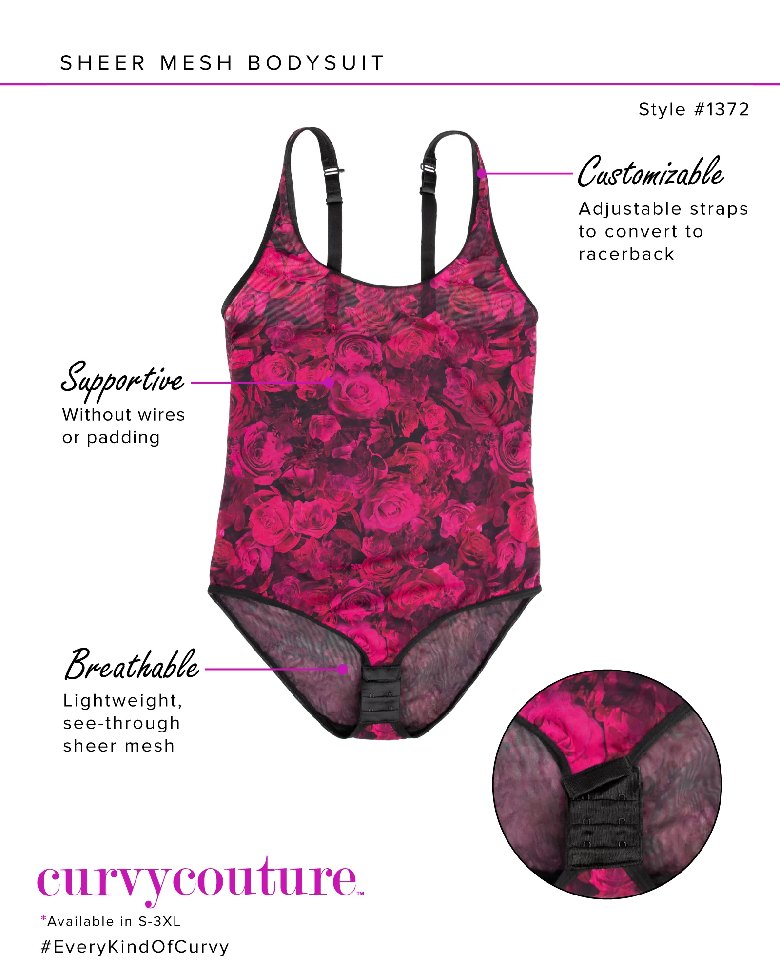 Sheer mesh body Sale - Image 10