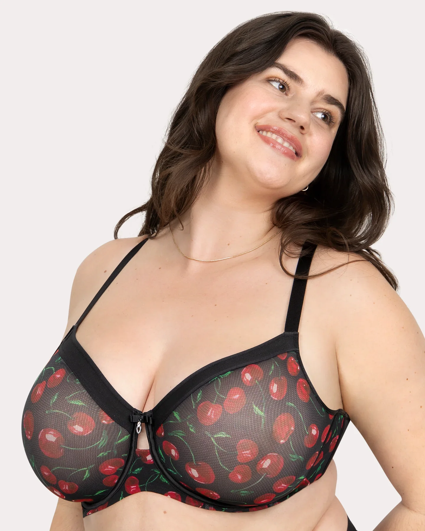 Sheer mesh Cherry pop - Image 3