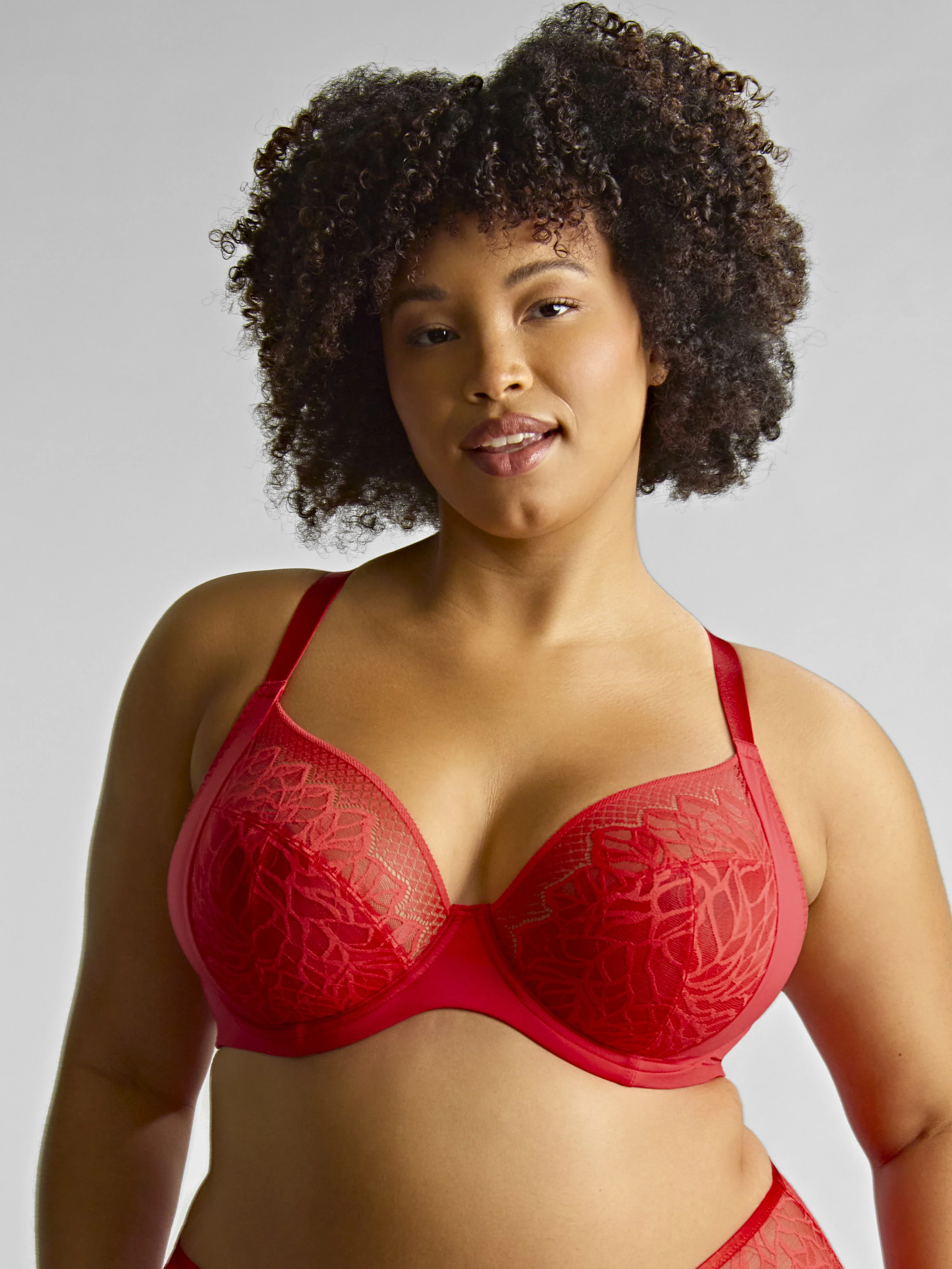 Sophia plunge Red