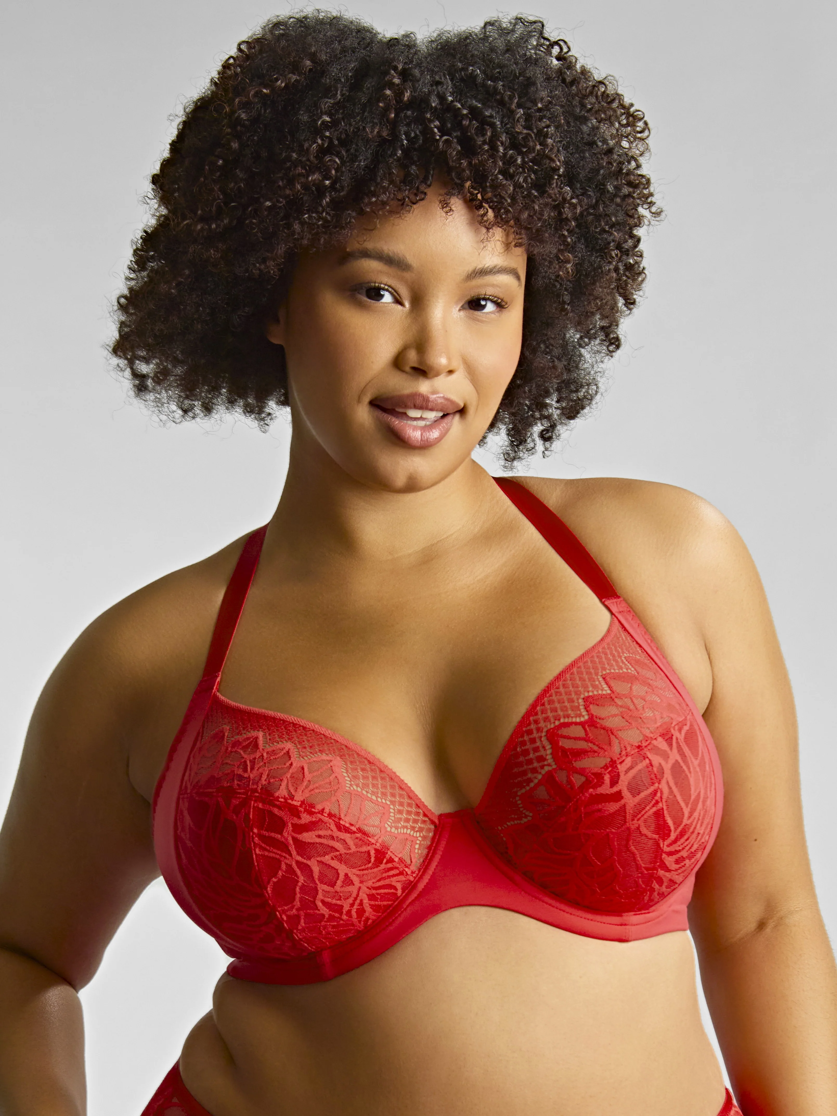 Sophia plunge Red - Image 3
