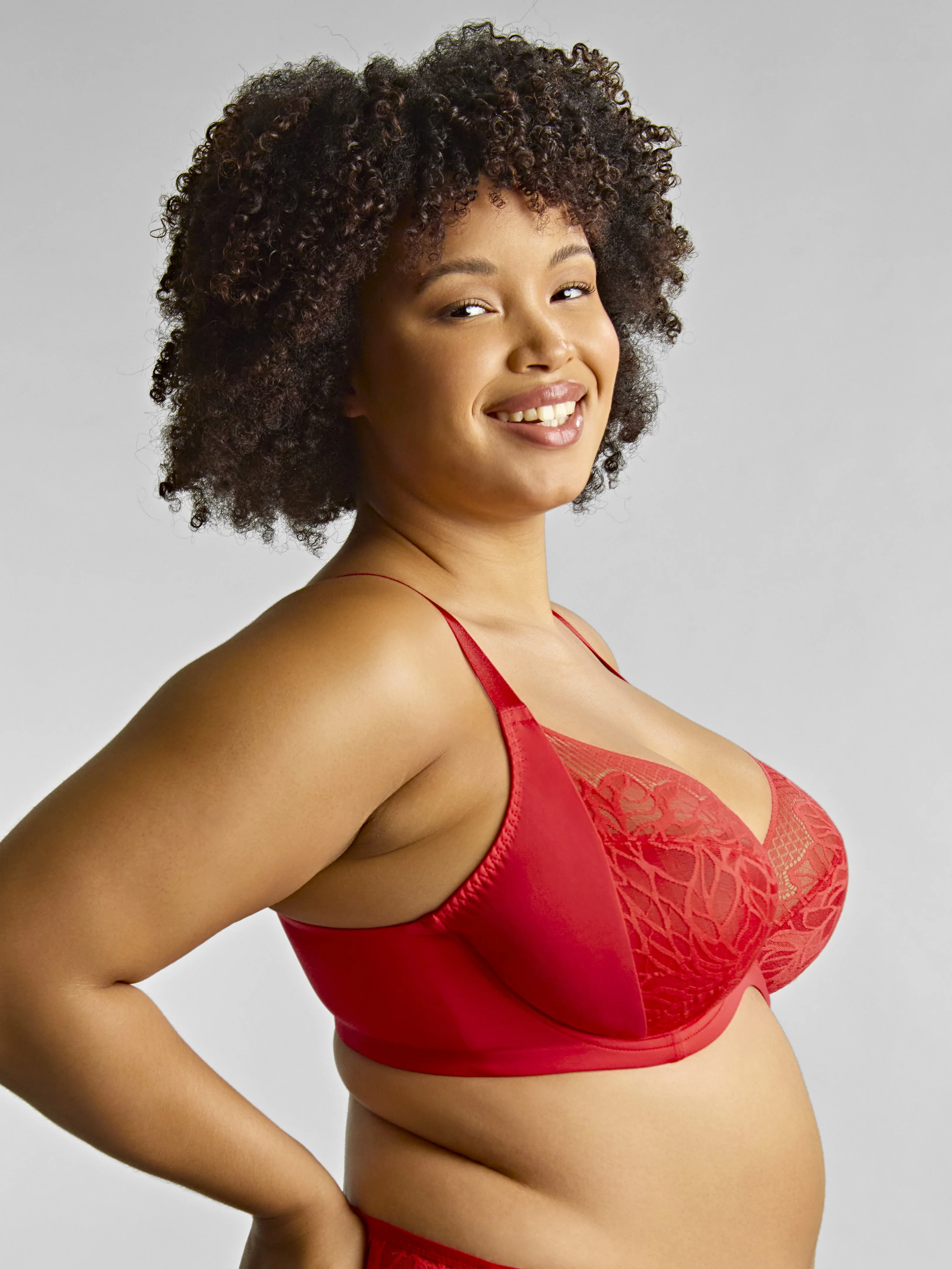 Sophia plunge Red - Image 4