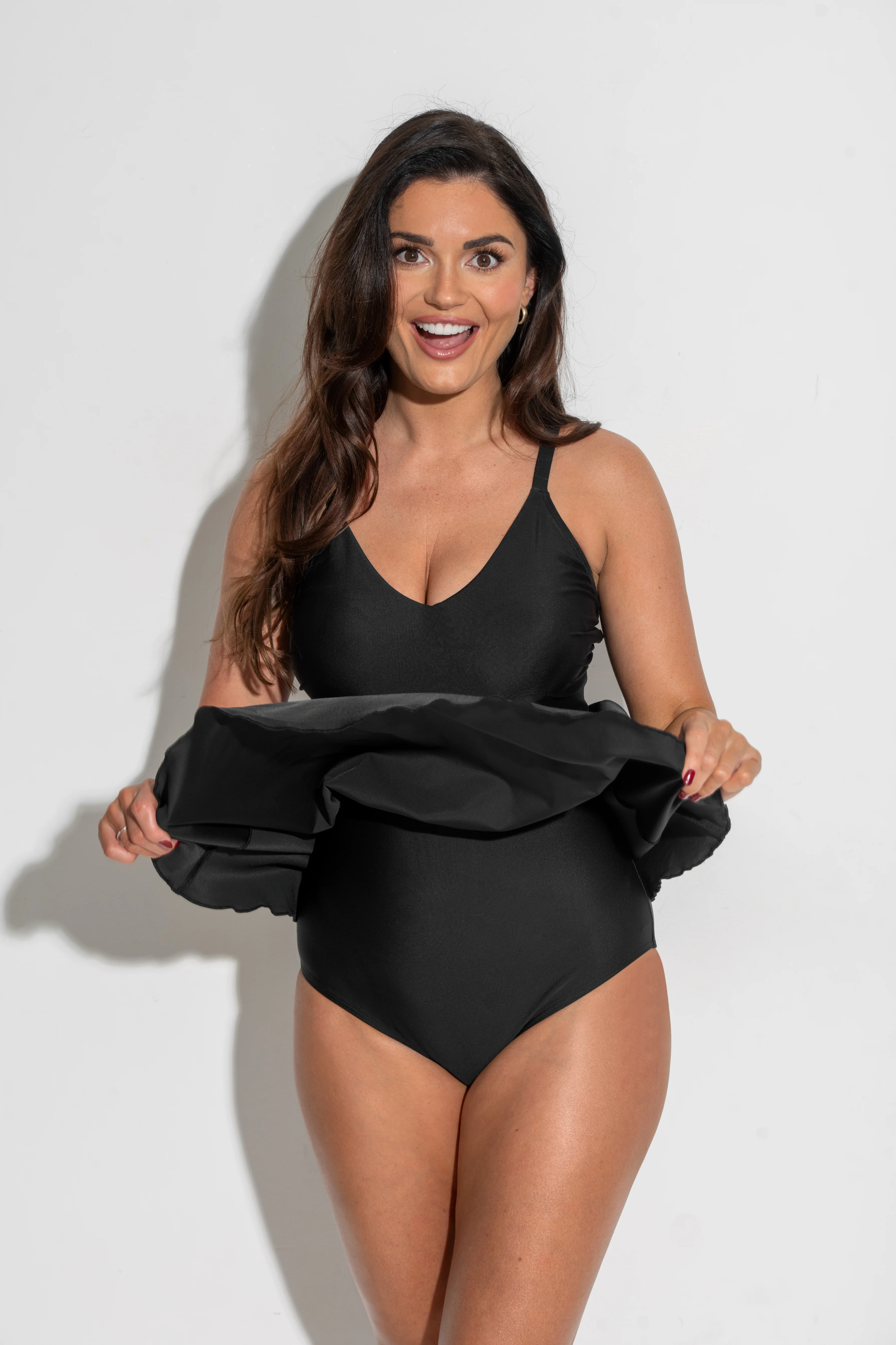 Fiji V-Neck Tummy Control Skirted Swimsuit - Image 2