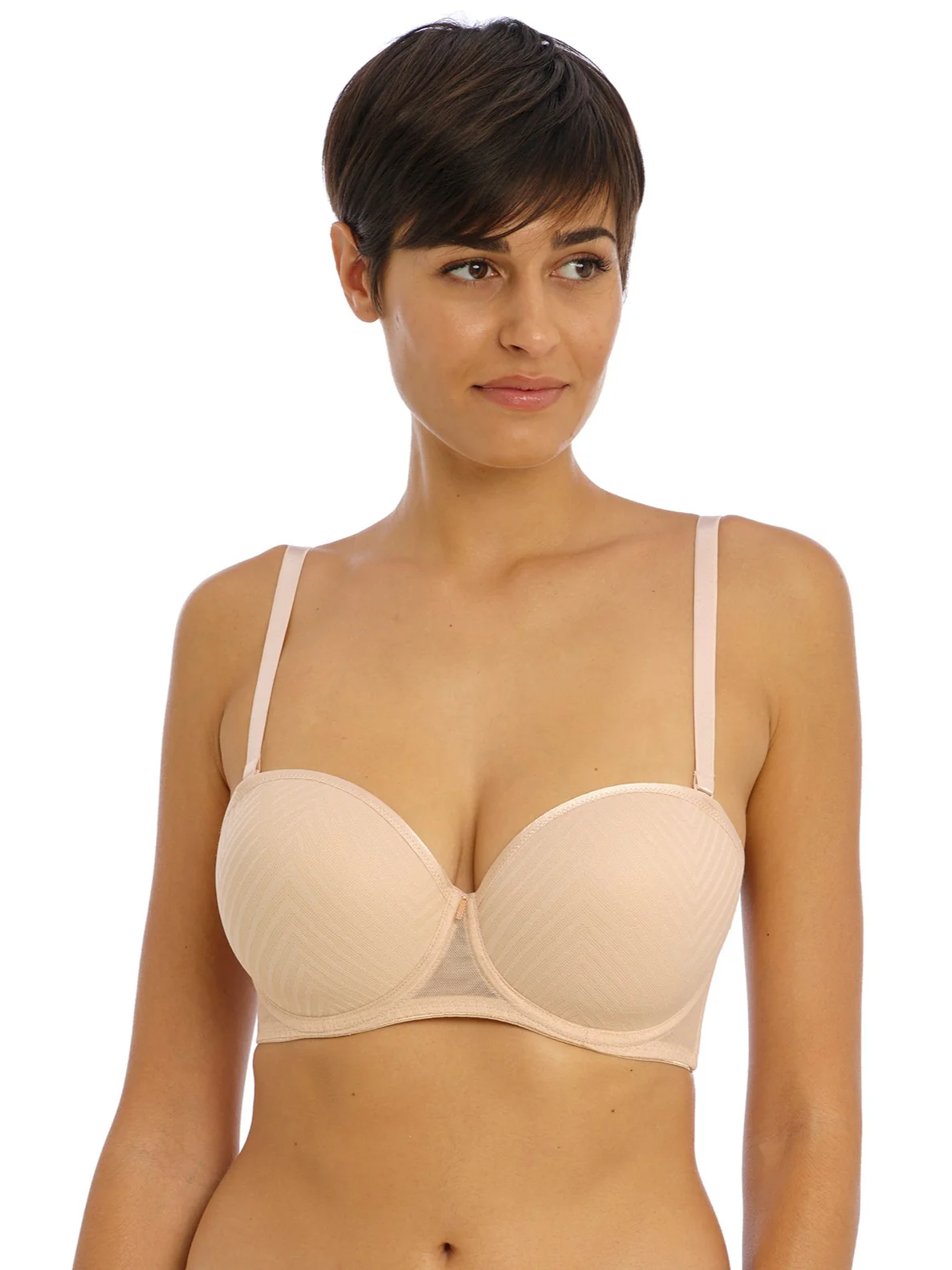 Tailored Strapless Natural Beige - Image 5