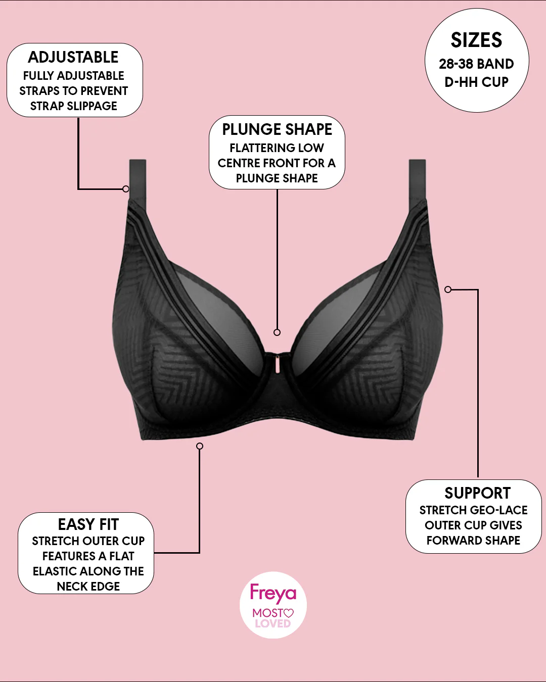 Tailored Plunge Black - Image 4