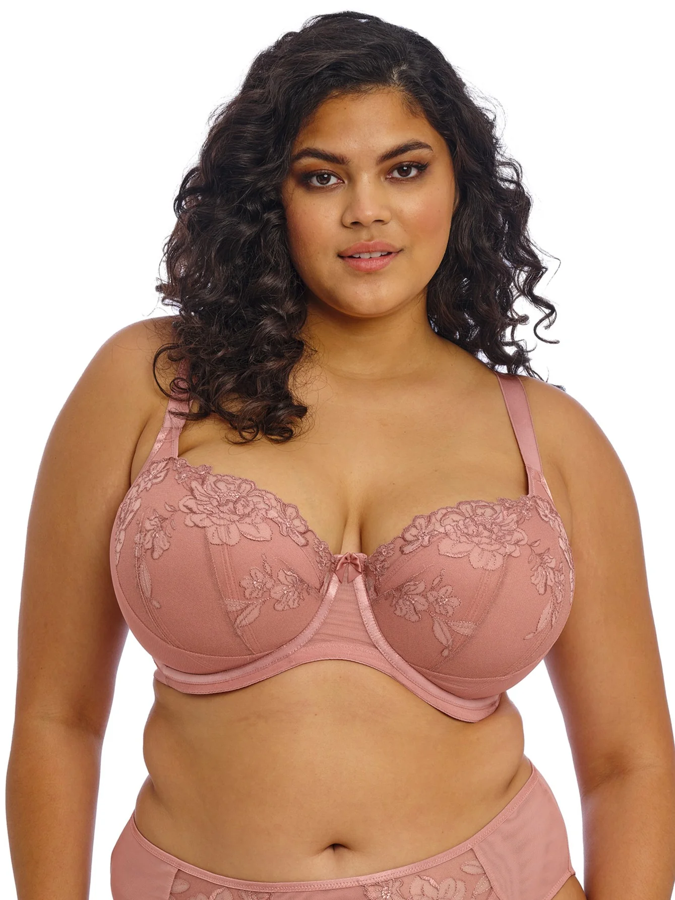 Teagan half padded Ash rose